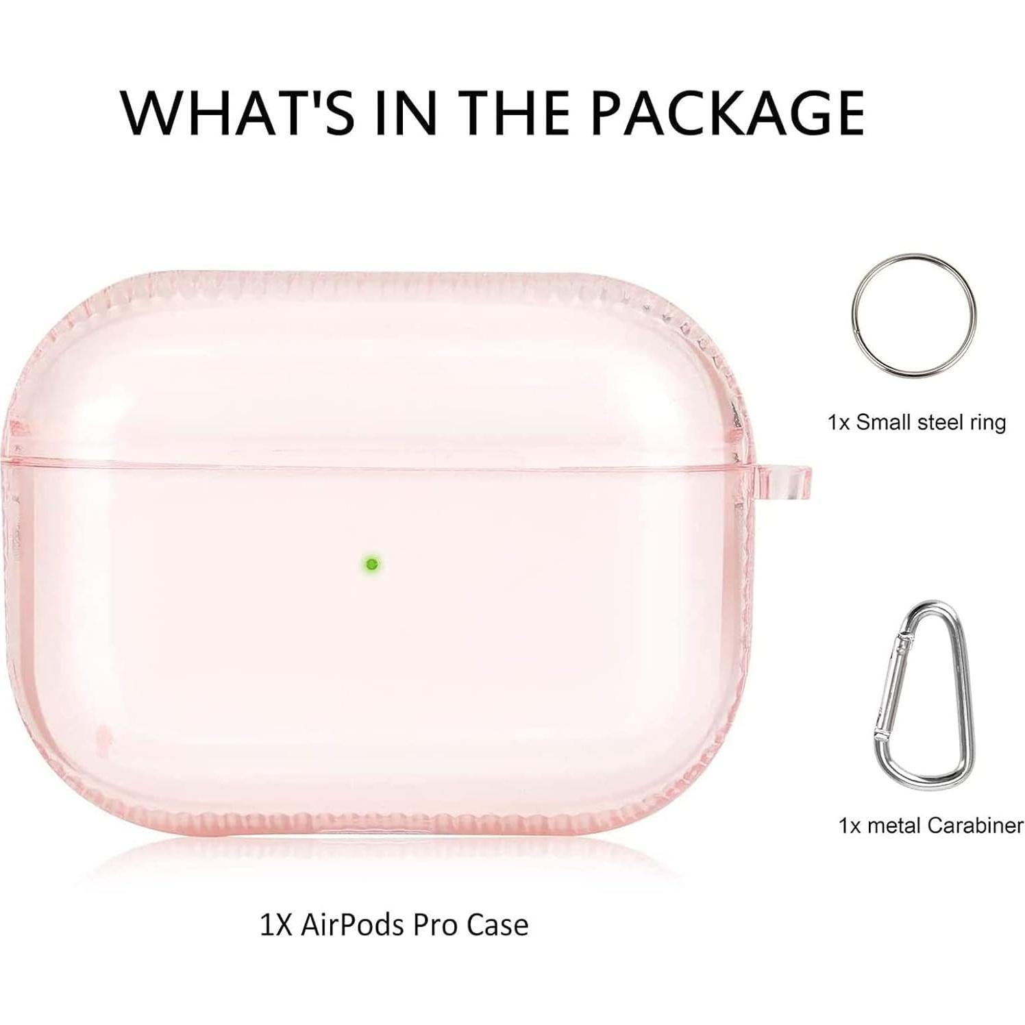 Funda Protectora KOREDA Rosa para AirPods Pro 1ª y 2ª Gen