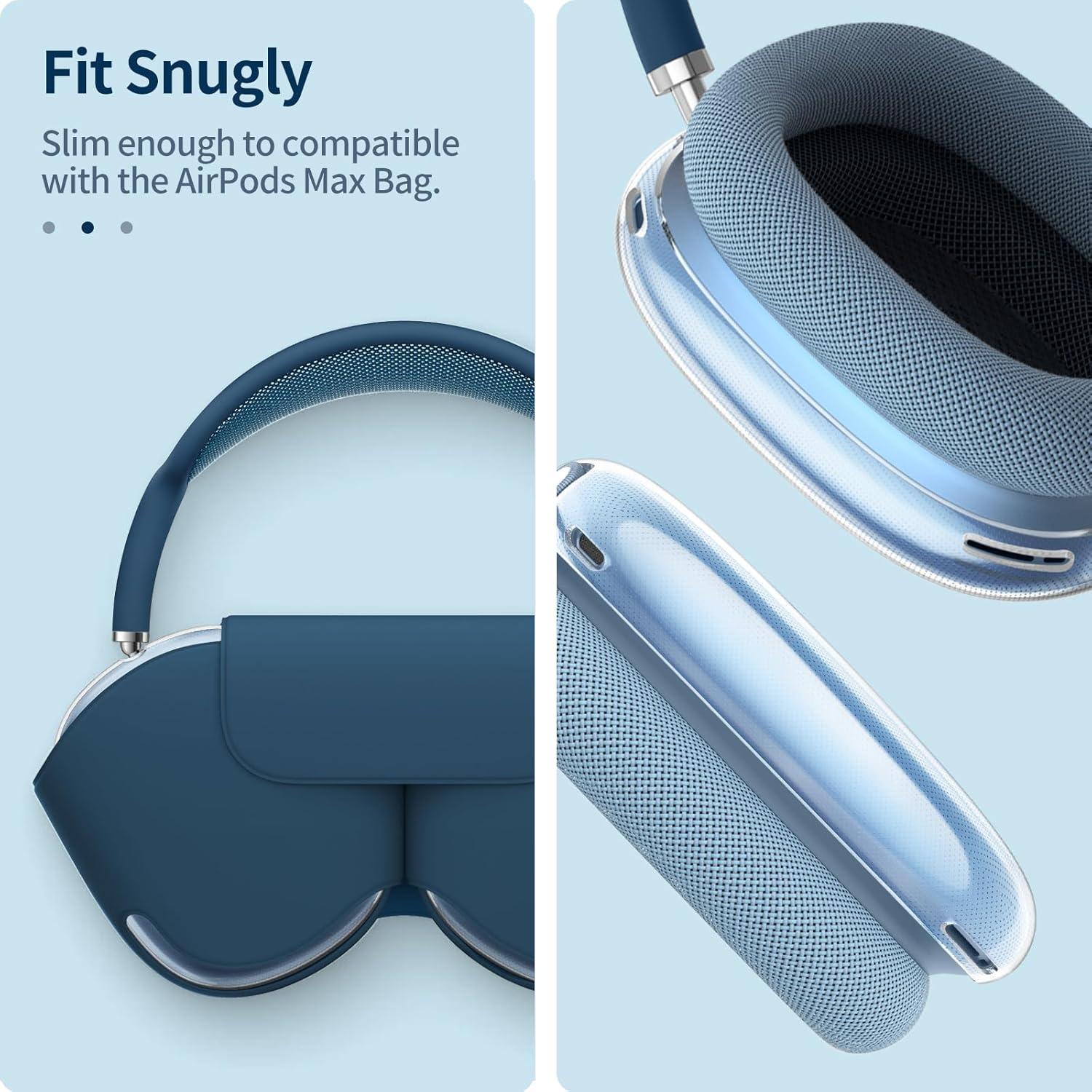 Funda Fintie Transparente para Auriculares AirPods Max TPU