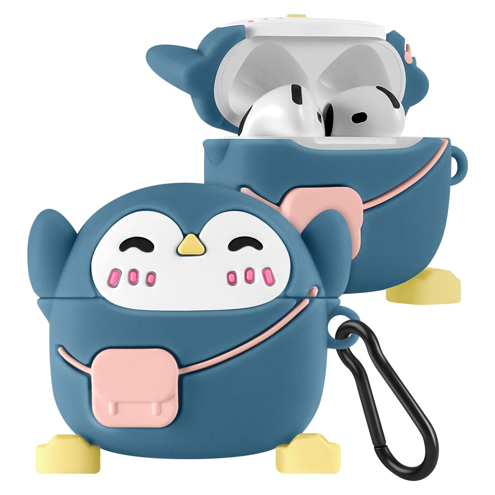 Funda Silicona Pingüino Boaretiu para AirPods 4ta 2024