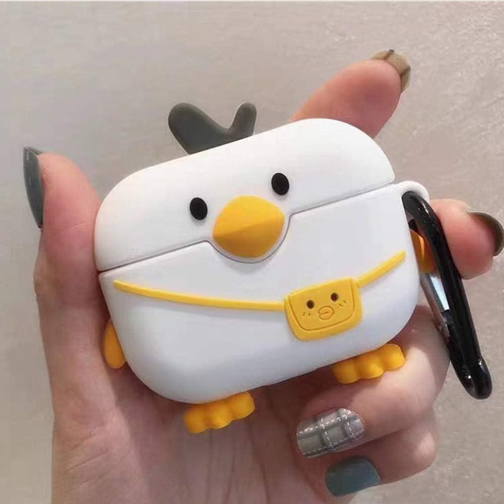 Funda Silicona Protectora Kawaii Pato para AirPods Pro