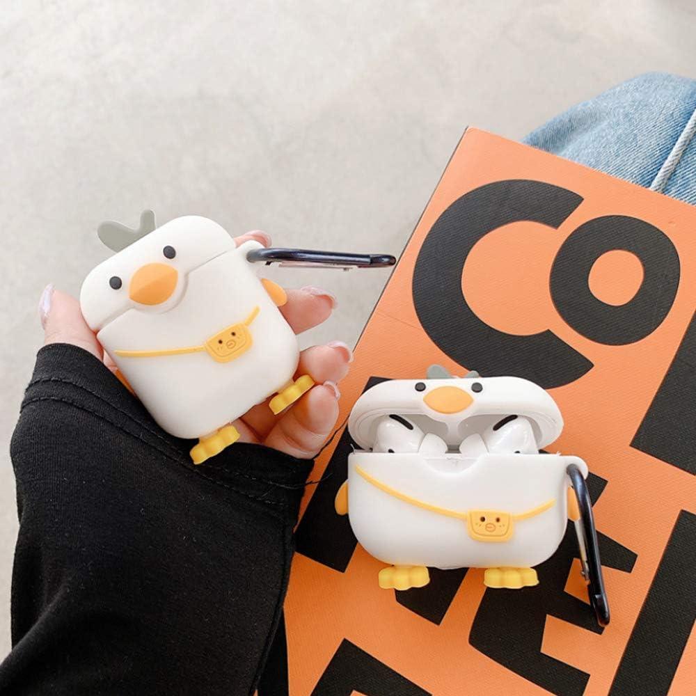 Funda Silicona Protectora Kawaii Pato para AirPods Pro