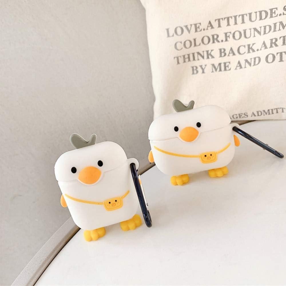 Funda Silicona Protectora Kawaii Pato para AirPods Pro