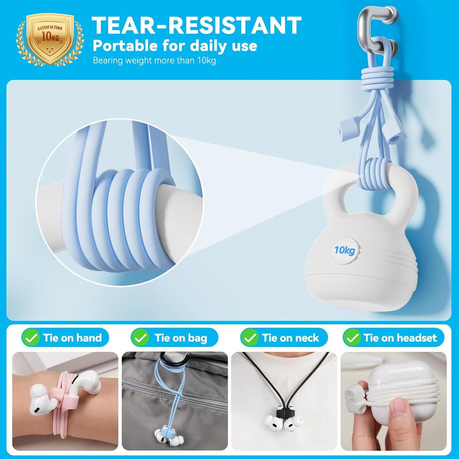 Correa Antipérdida Inesore para AirPods - Azul Cielo