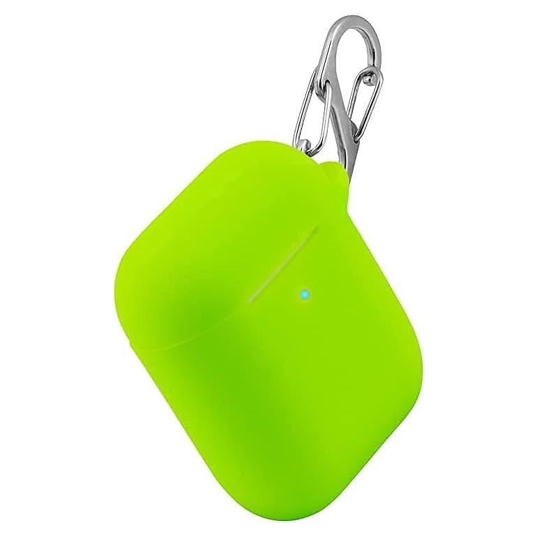 Funda de Silicona Felony Verde Neón para AirPods 1 y 2