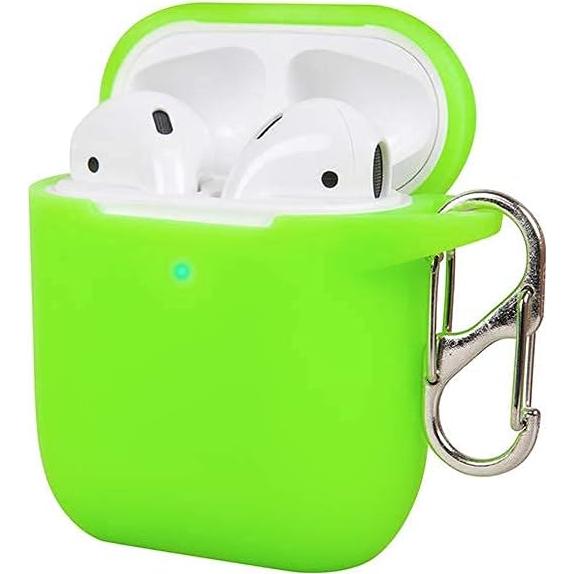 Funda de Silicona Felony Verde Neón para AirPods 1 y 2