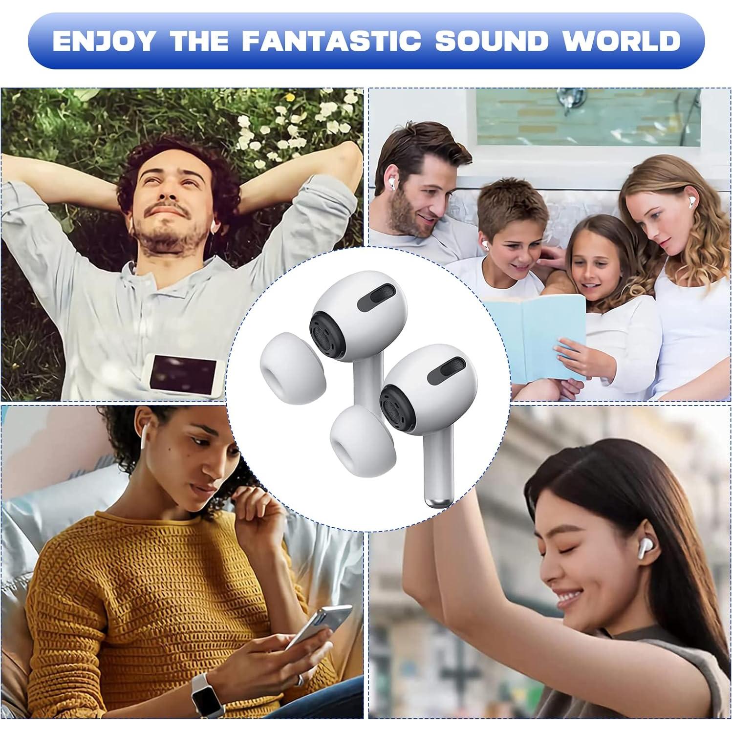 Puntas de Silicona W&Y para AirPods Pro 1ra y 2da Gen - 6 Pares