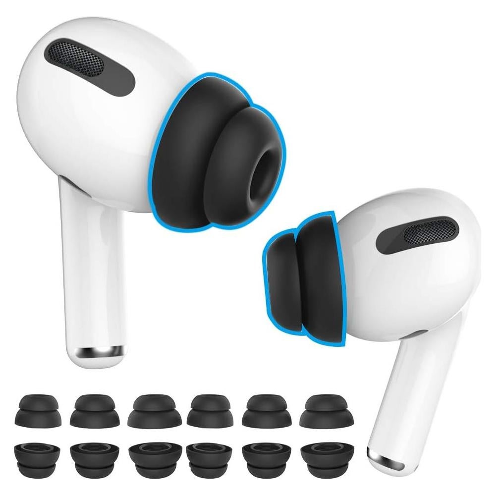 Puntas de Silicona Delidigi para AirPods Pro 1/2 - 6 Pares
