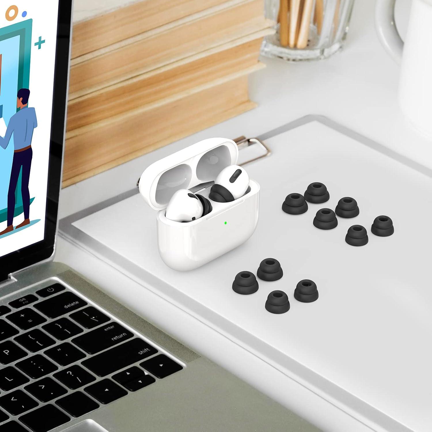 Puntas de Silicona Delidigi para AirPods Pro 1/2 - 6 Pares