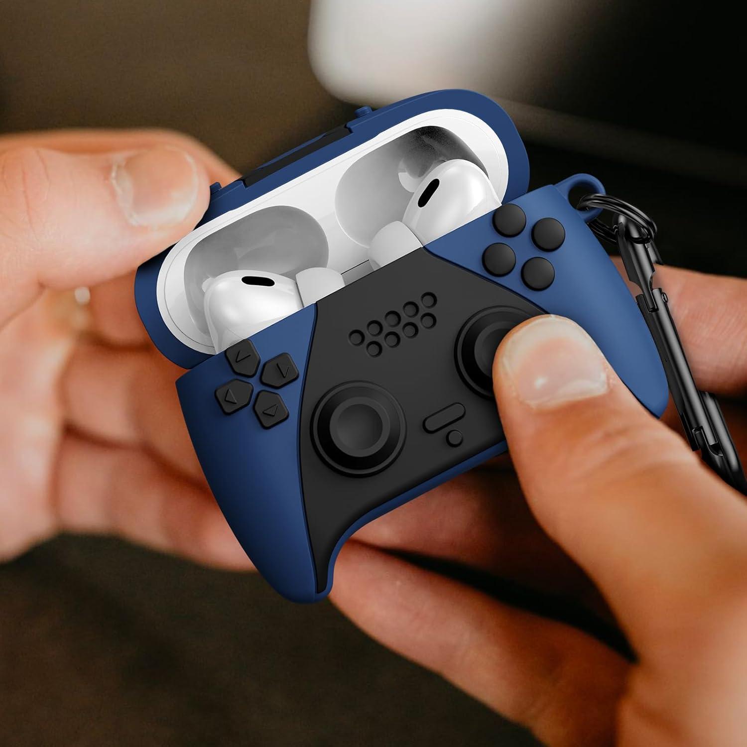 Funda Silicona KOREDA para AirPods Pro 2/1 - Azul Oscuro