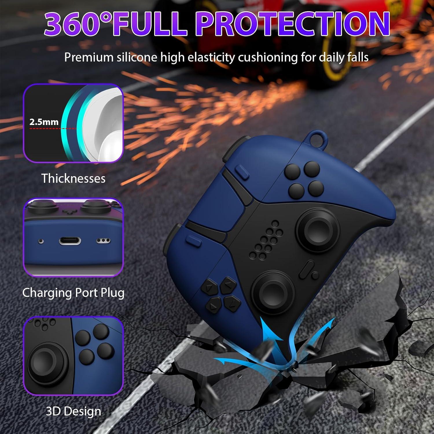 Funda Silicona KOREDA para AirPods Pro 2/1 - Azul Oscuro