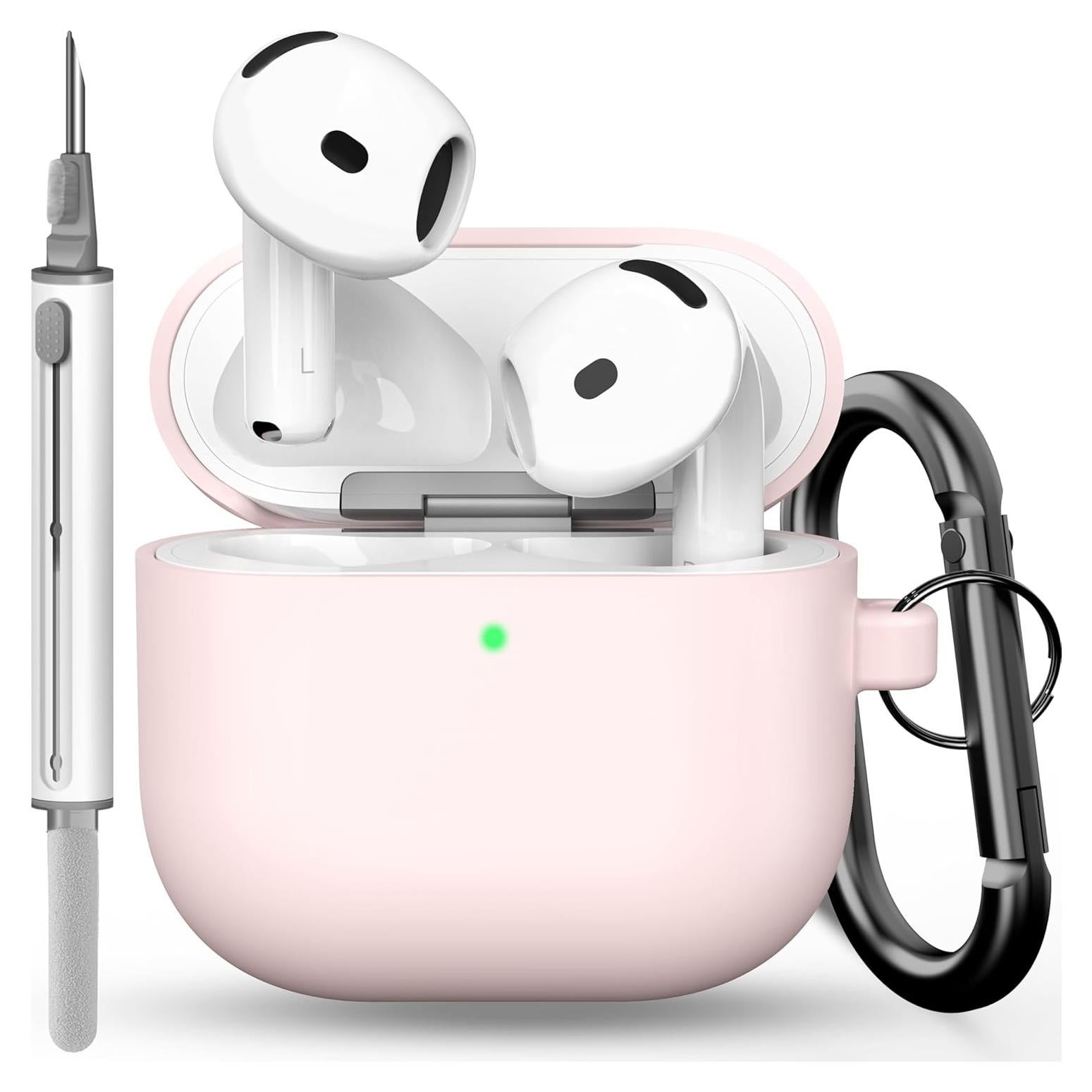 Funda Protectora DamonLight para AirPods 4 - Rosa, Silicona Dura