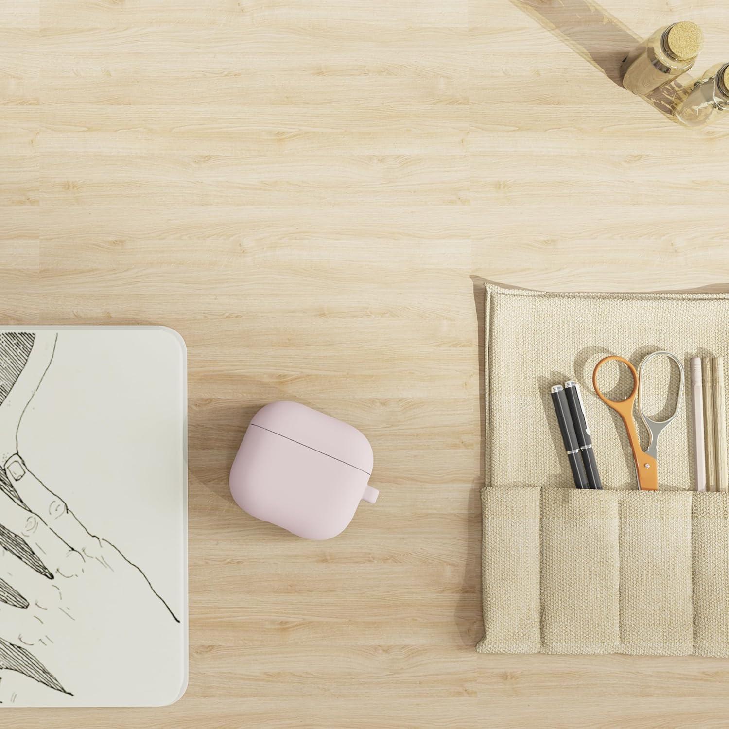 Funda Protectora DamonLight para AirPods 4 - Rosa, Silicona Dura