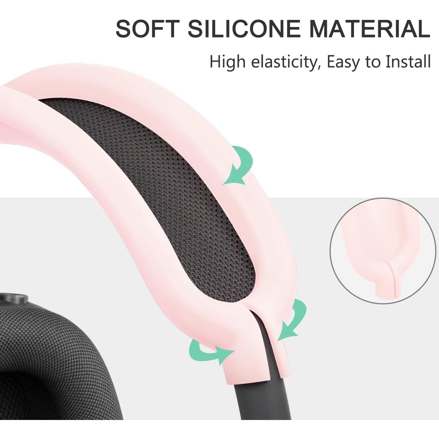 Kit de Protección SOULWIT para AirPods Max - Funda TPU y Almohadillas Silicona