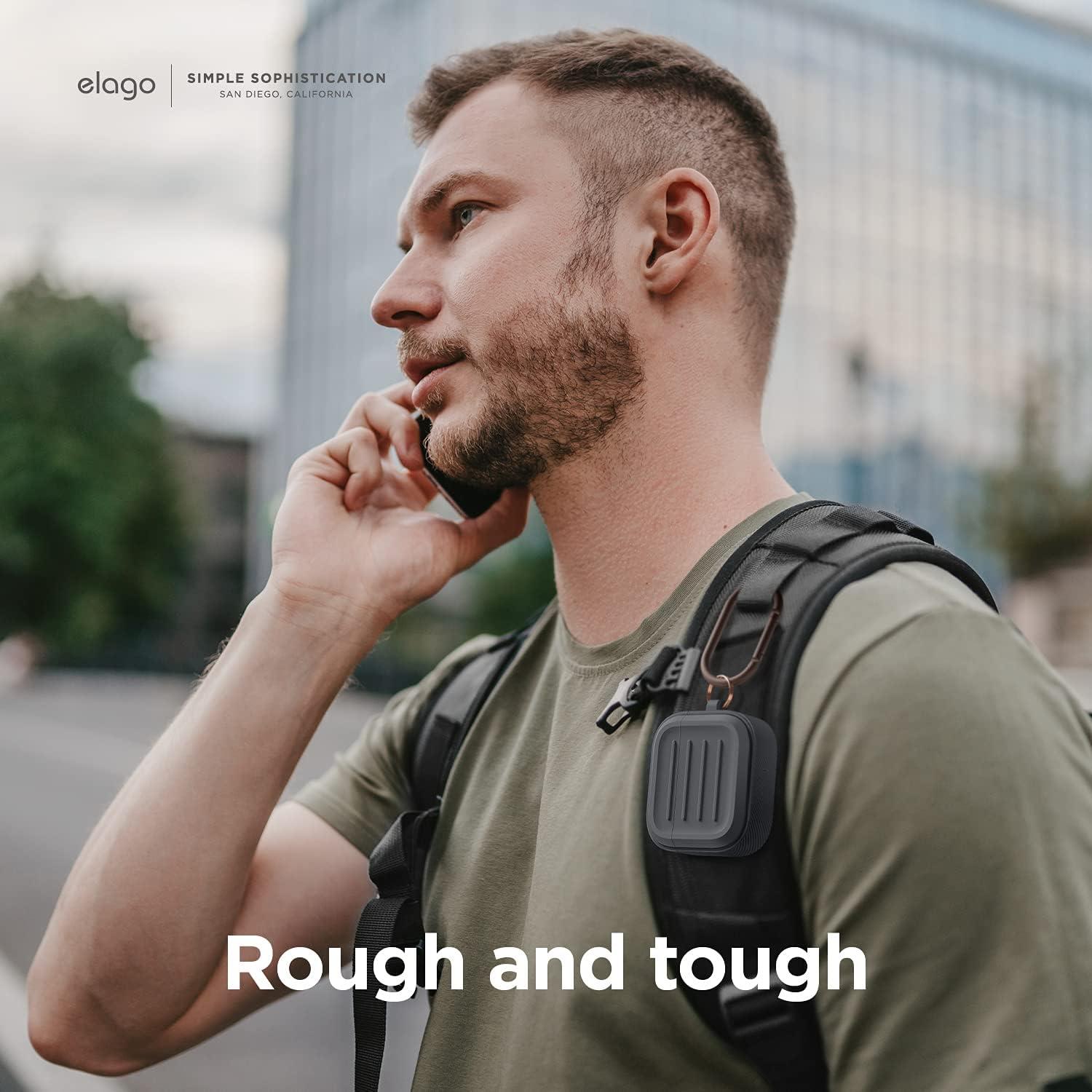 Estuche de Silicona elago Armor para AirPods 3ra Gen Gris