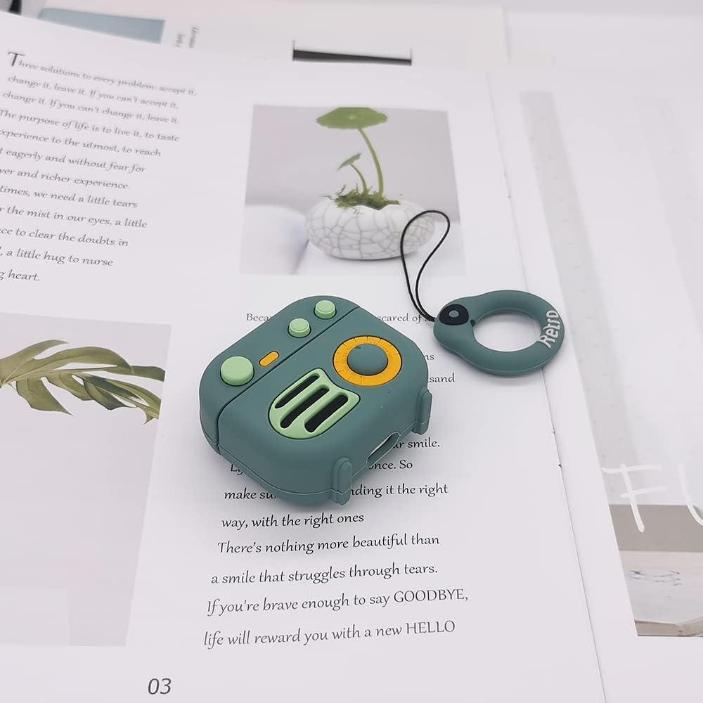 Funda protectora AirPods 3 Moydolo diseño retro verde