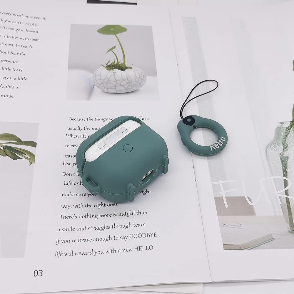 Funda protectora AirPods 3 Moydolo diseño retro verde