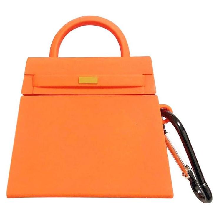 Funda de Silicona Antideslizante BONTOUJOUR para AirPods Pro - Naranja