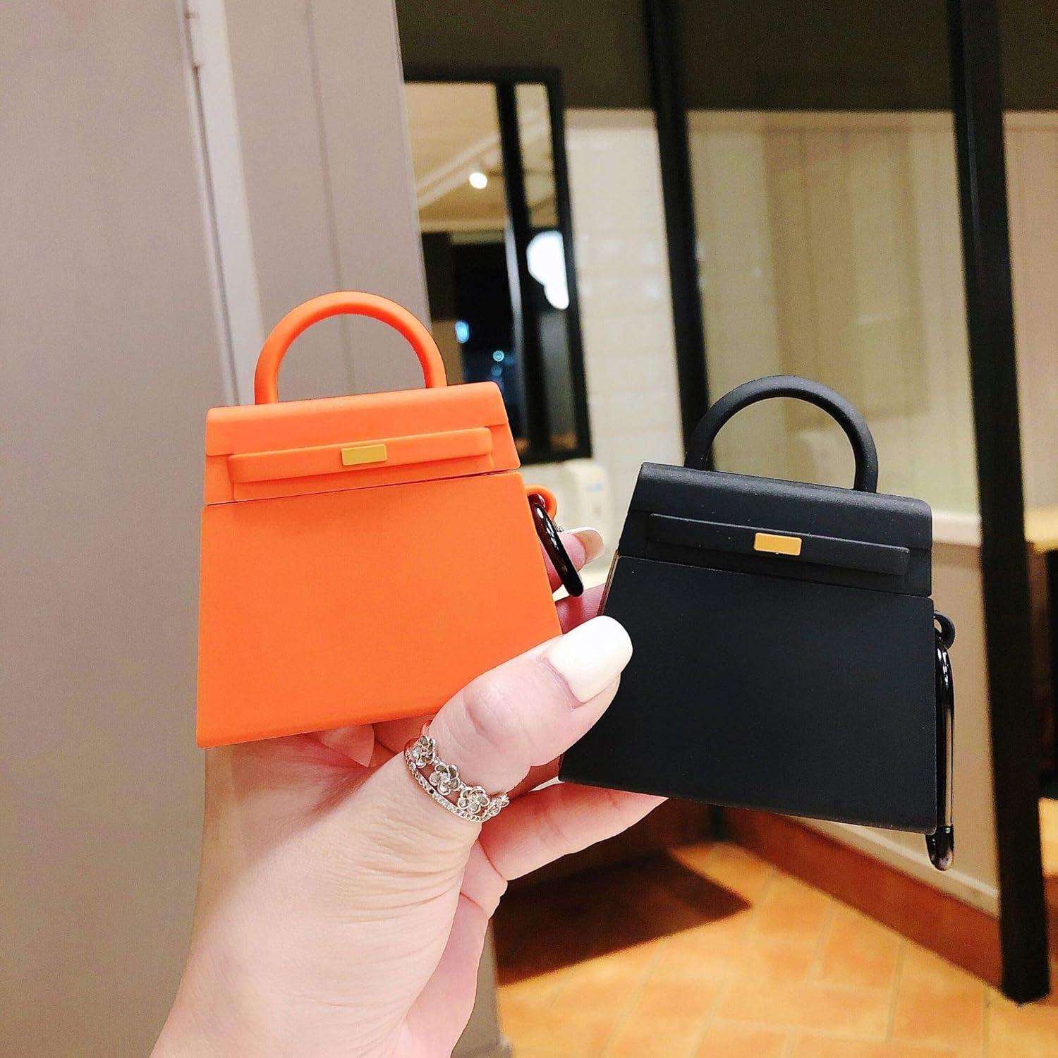 Funda de Silicona Antideslizante BONTOUJOUR para AirPods Pro - Naranja