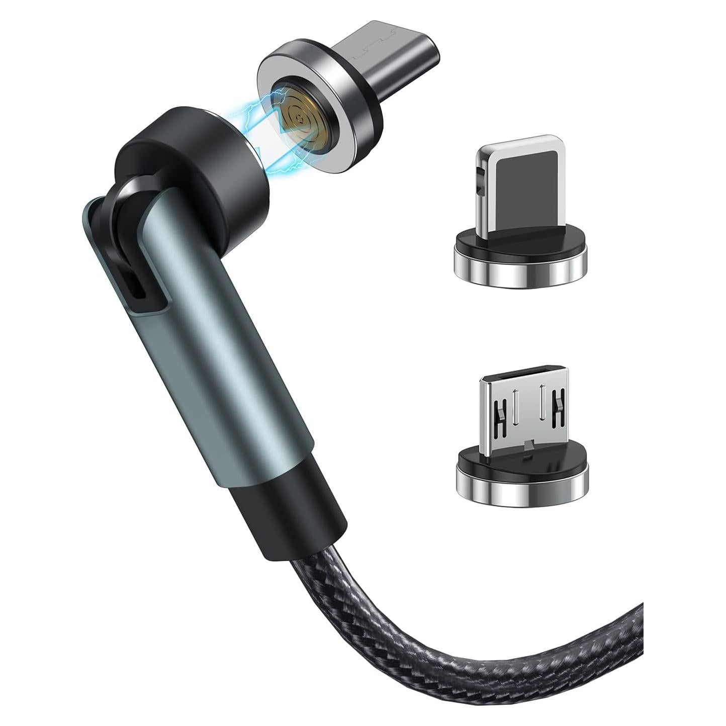 Cable de Carga Magnético 3 en 1 Kauzon 1m 3A USB Tipo C