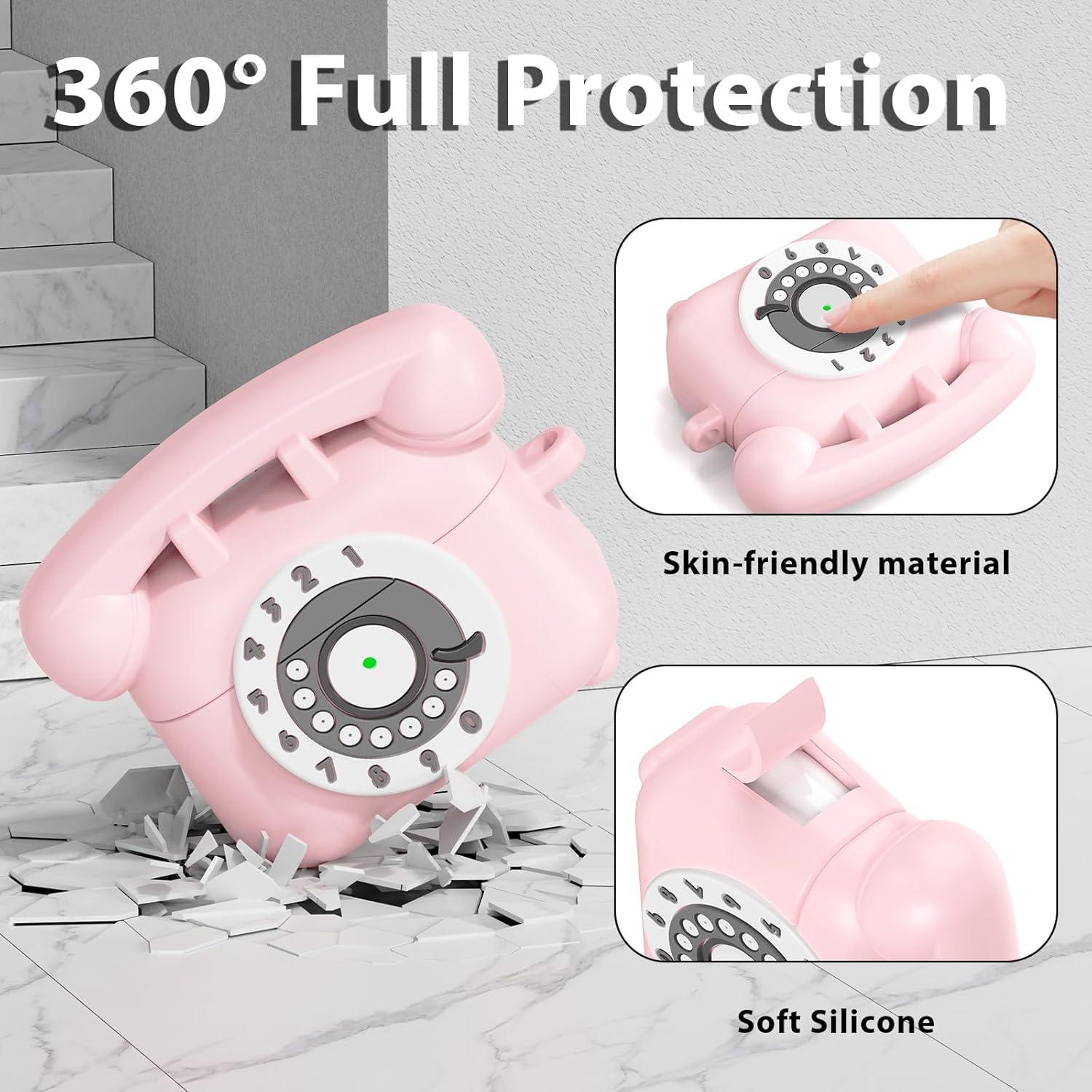 Funda Protectora KOREDA para AirPods Pro 2/1 - Rosa