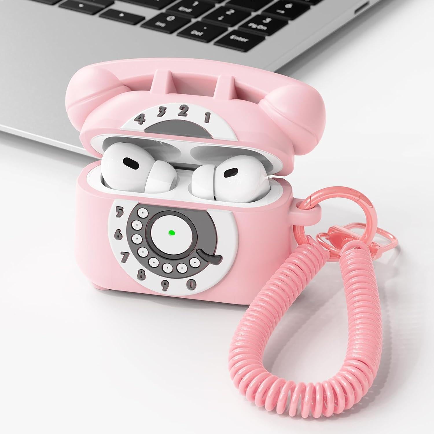 Funda Protectora KOREDA para AirPods Pro 2/1 - Rosa