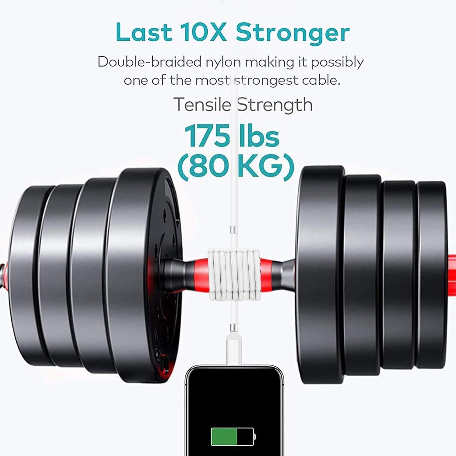 Cable de Carga Magnético USB Tipo C AICase 0.91m Rápido