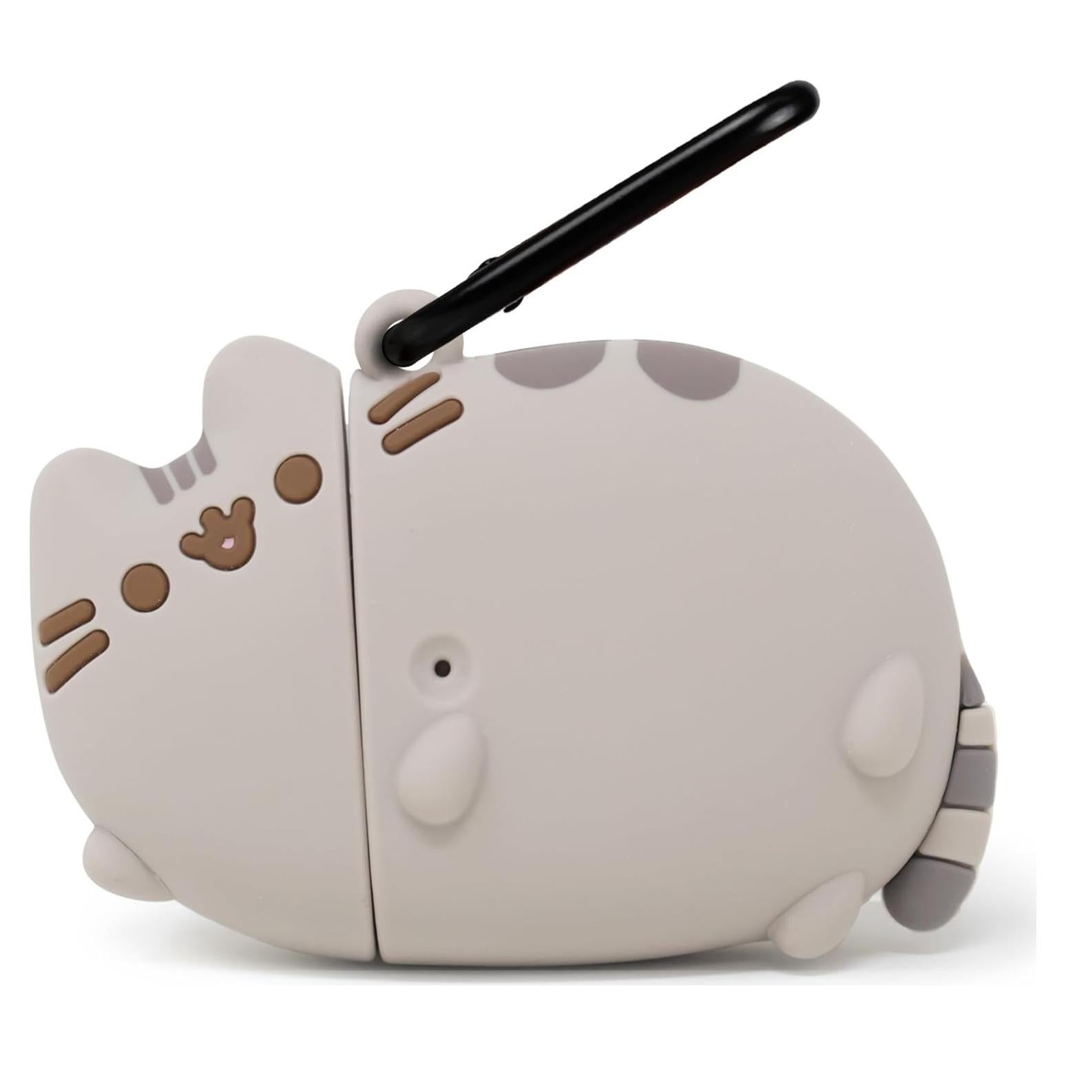 Funda Silicona iFace Pusheen para AirPods 1 y 2 - Carga Inalámbrica