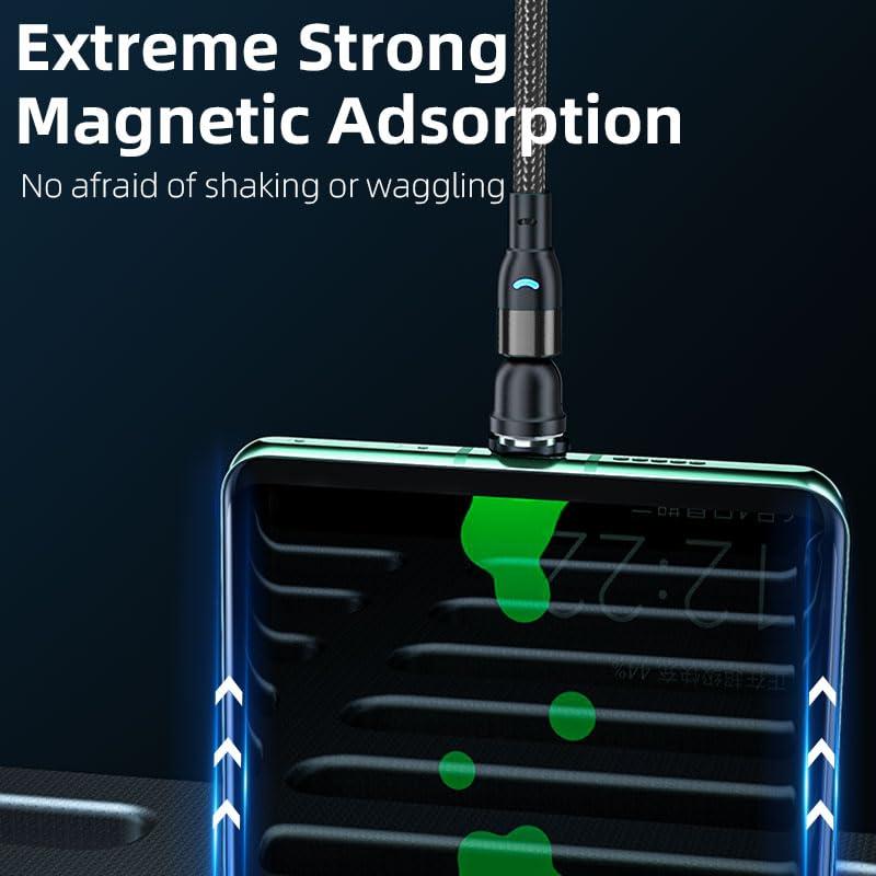 Cable de Carga Magnético 3 en 1 Bojianxin - 7 Piezas 0.5m a 3m