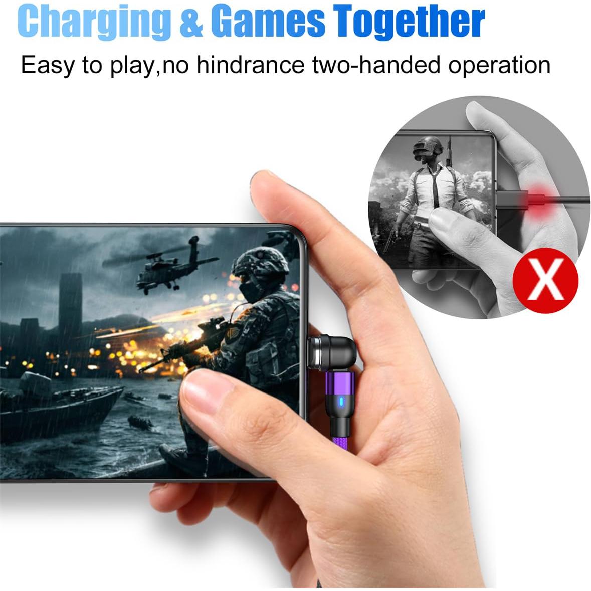 Cable de Carga Magnético 3 en 1 EndlesShine 0.91m 1.83m 1.83m