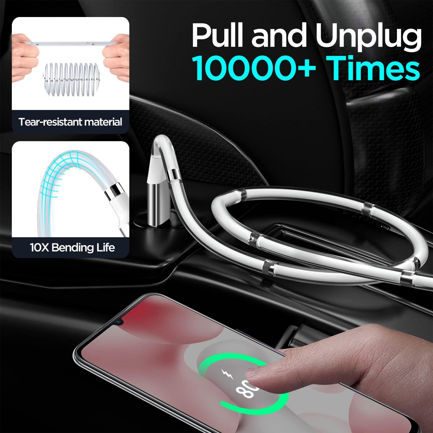 Cable de Carga Magnético AICase Tipo C a Tipo C 1m Carga Rápida