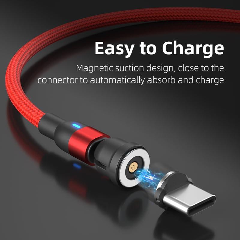 Cable de Carga Magnético Bithai 0.49m USB C Micro USB i-Product