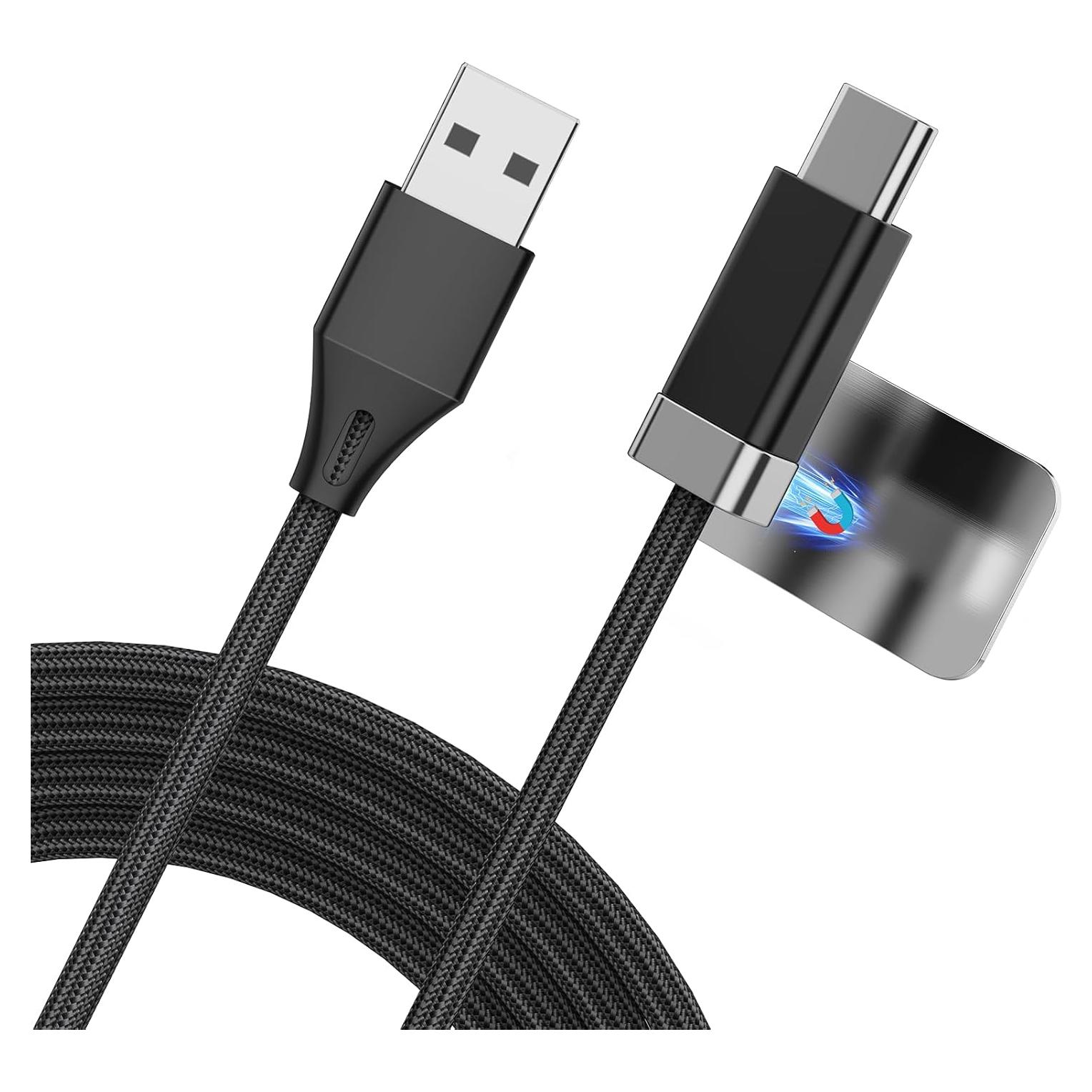 Cable USB A a C Magnético 1.0M StayCable Carga Rápida