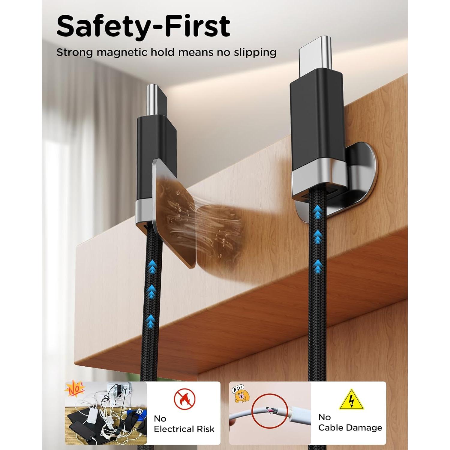 Cable USB A a C Magnético 1.0M StayCable Carga Rápida