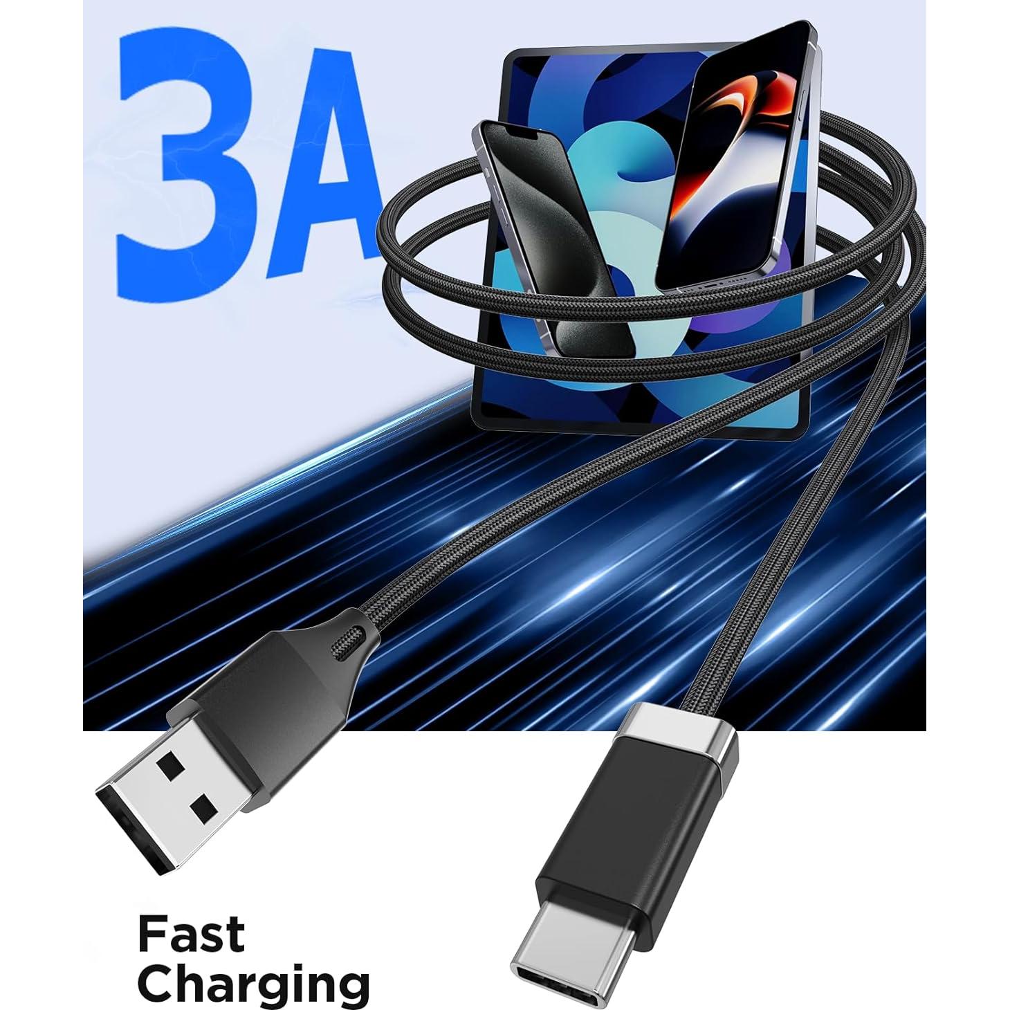 Cable USB A a C Magnético 1.0M StayCable Carga Rápida