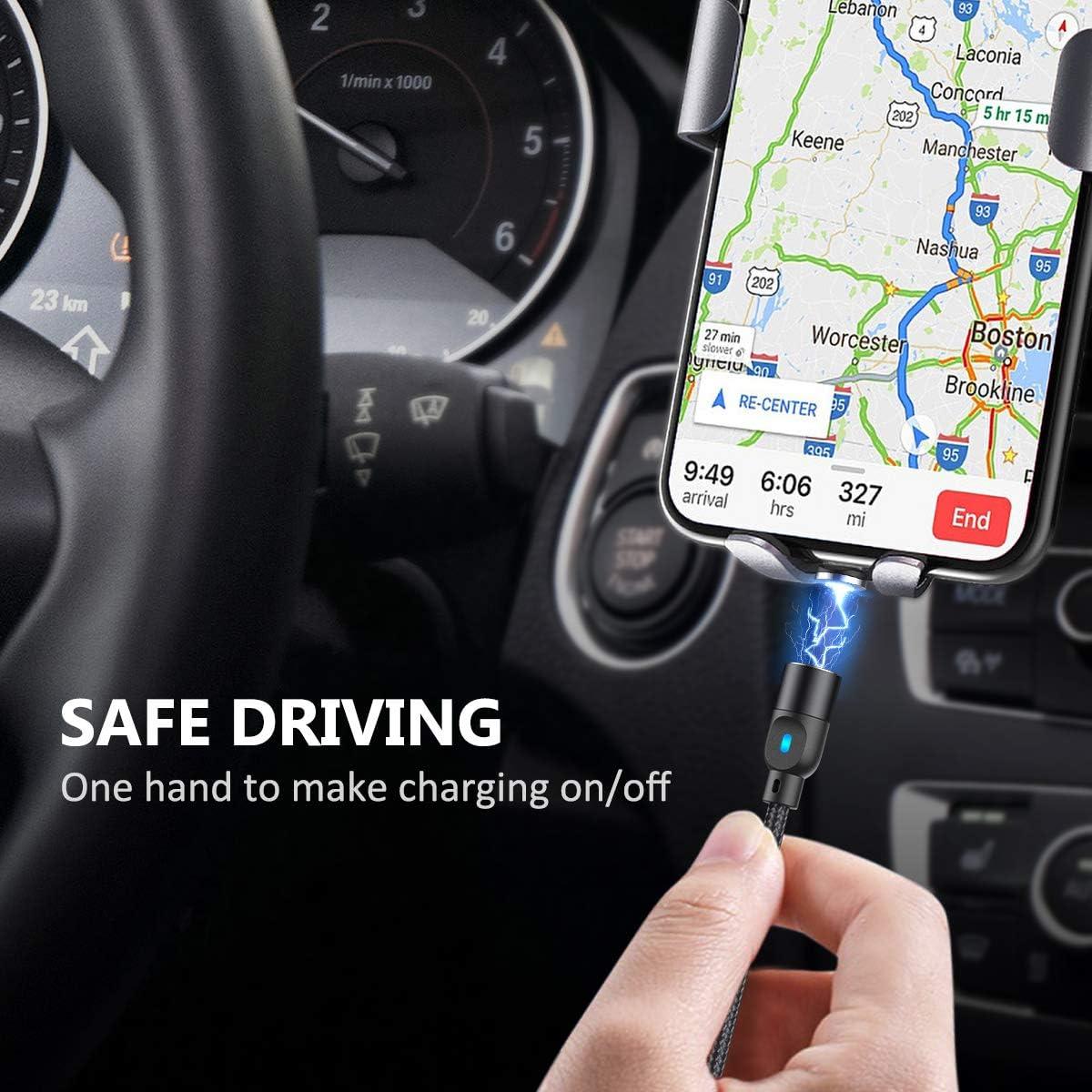 Cable de Carga Magnético A.S Gen2 1m y 2m Carga Rápida