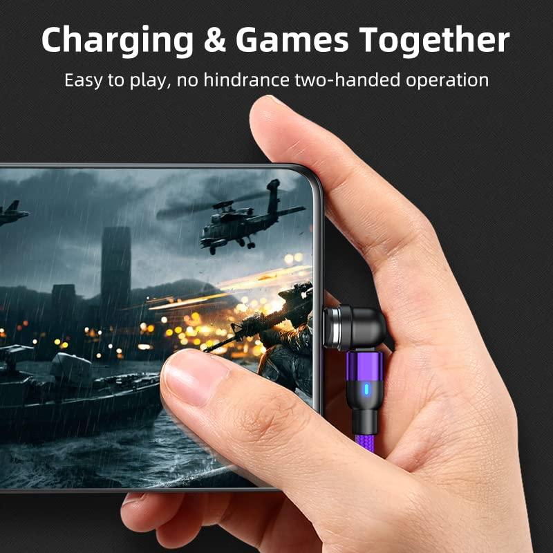 Cable de Carga Rápida Magnético 3 en 1 Bithai 1m