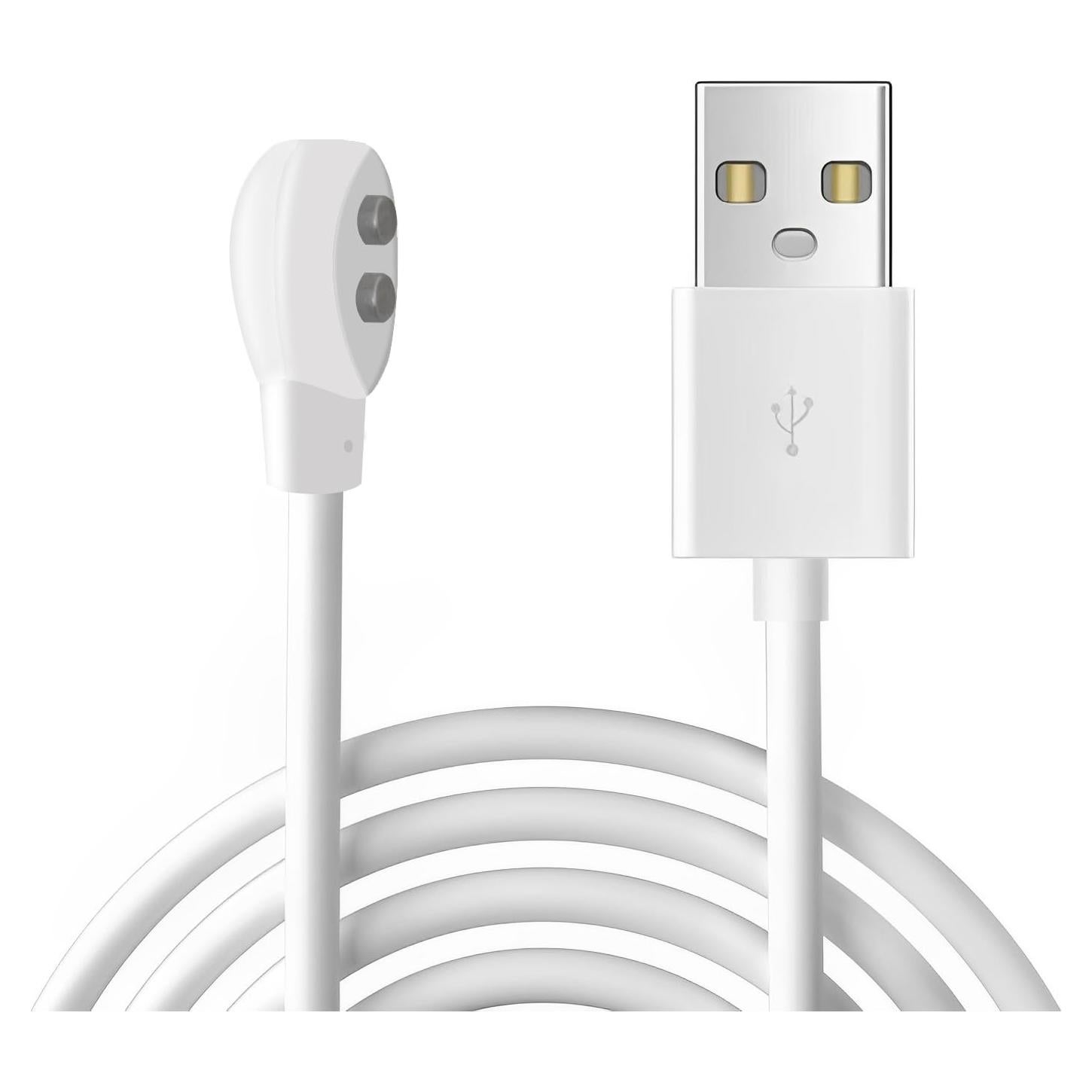 Cable de Carga USB Magnético 6mm YiKaiEn 0.82m Blanco