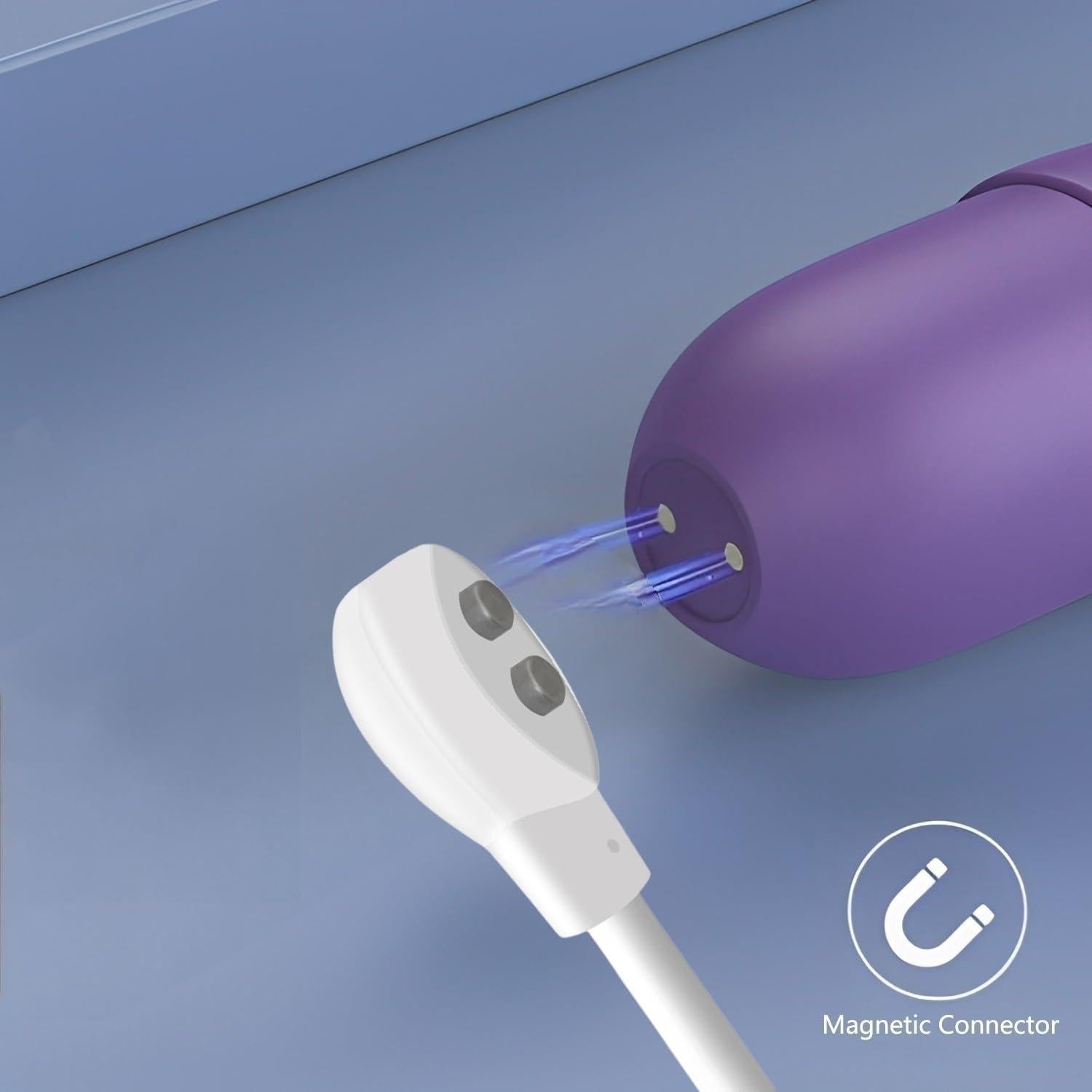 Cable de Carga USB Magnético 6mm YiKaiEn 0.82m Blanco