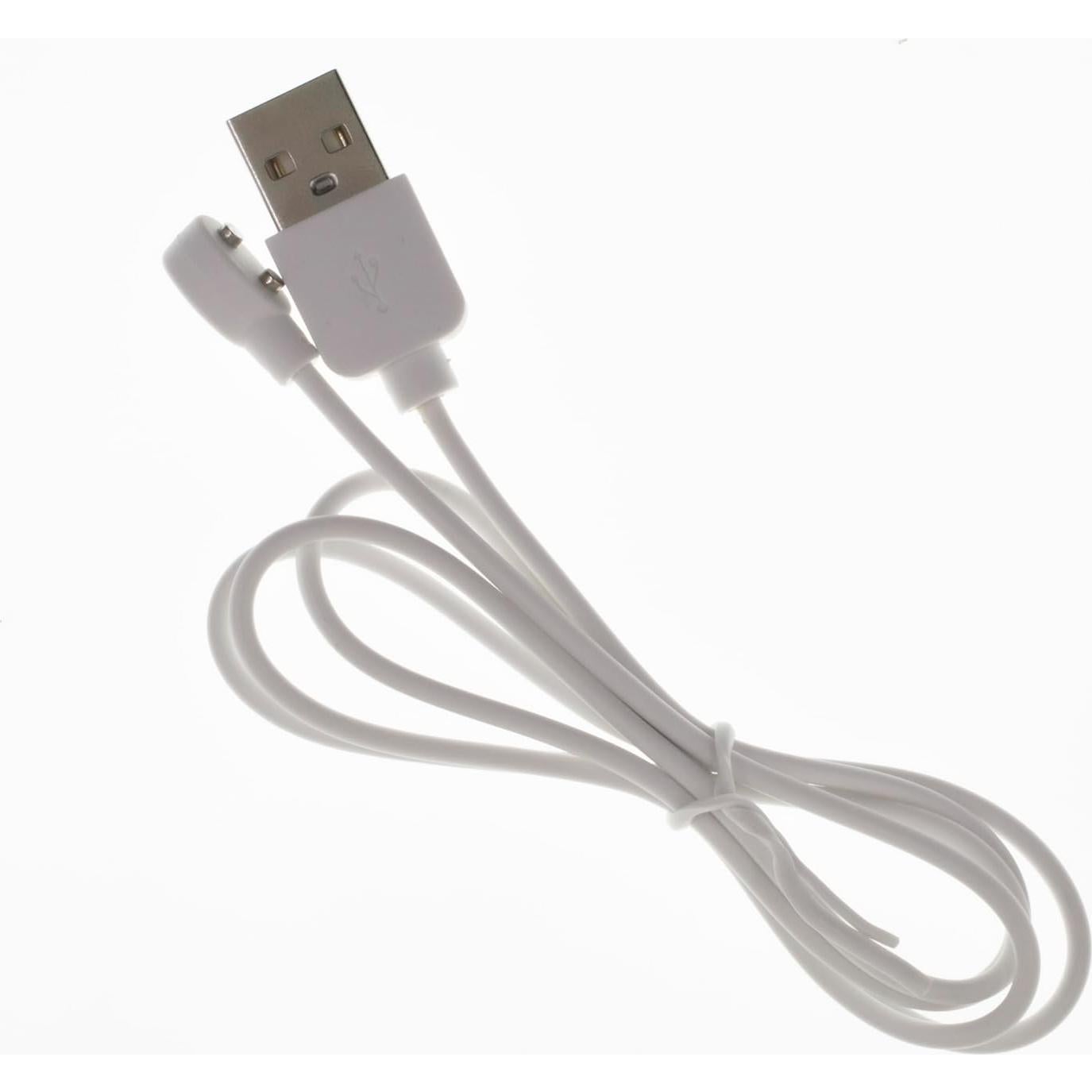 Cable de Carga USB Magnético 6mm YiKaiEn 0.82m Blanco