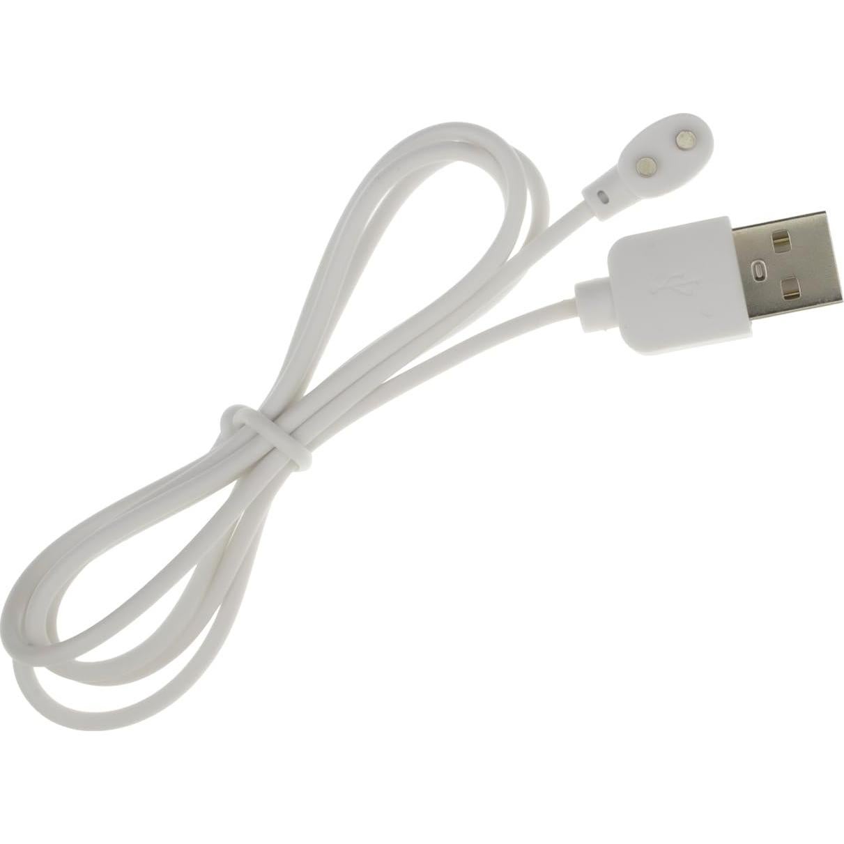 Cable de Carga USB Magnético 6mm YiKaiEn 0.82m Blanco