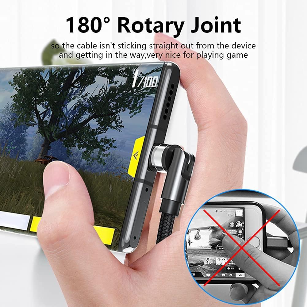 Cable de Carga Magnético 3 en 1 Bojianxin 30.5-304.8cm Negro