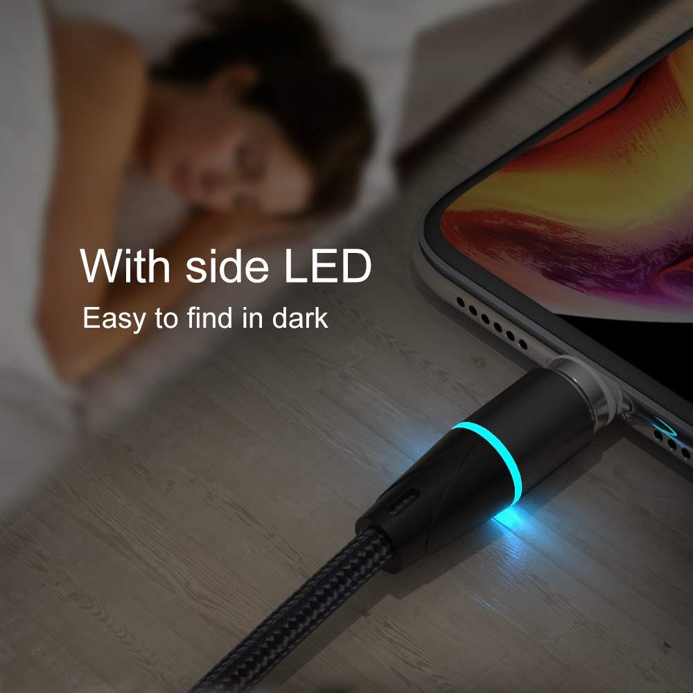 Cable de Carga Magnético N. NETDOT 30.48cm 18W USB-C y Micro-USB