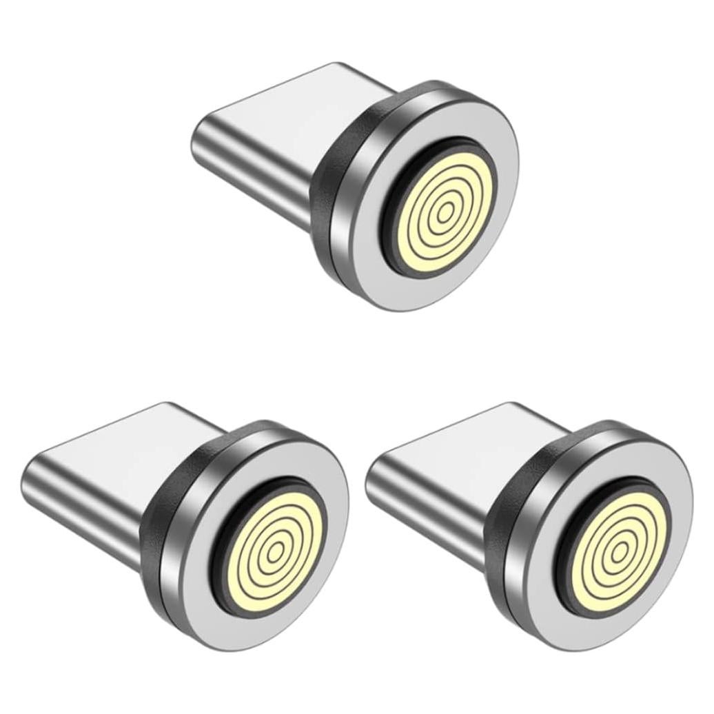 Adaptadores Magnéticos USB Tipo C EndlesShine 3 Paquete Carga Rápida