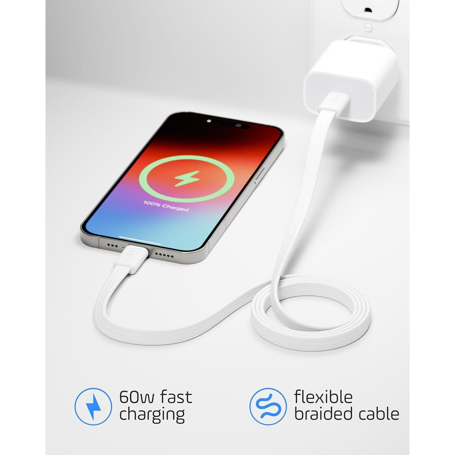 Cable Magnético USB-C a Lightning lūp+ 1.0m Carga Rápida