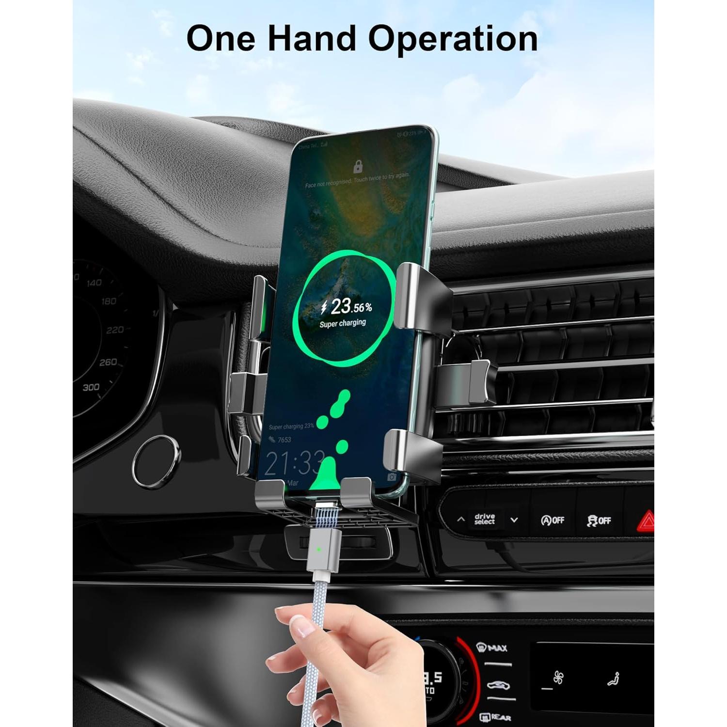 Cable de Carga Magnético ZBF 3A 4-Pack 1-2 m USB C Micro USB