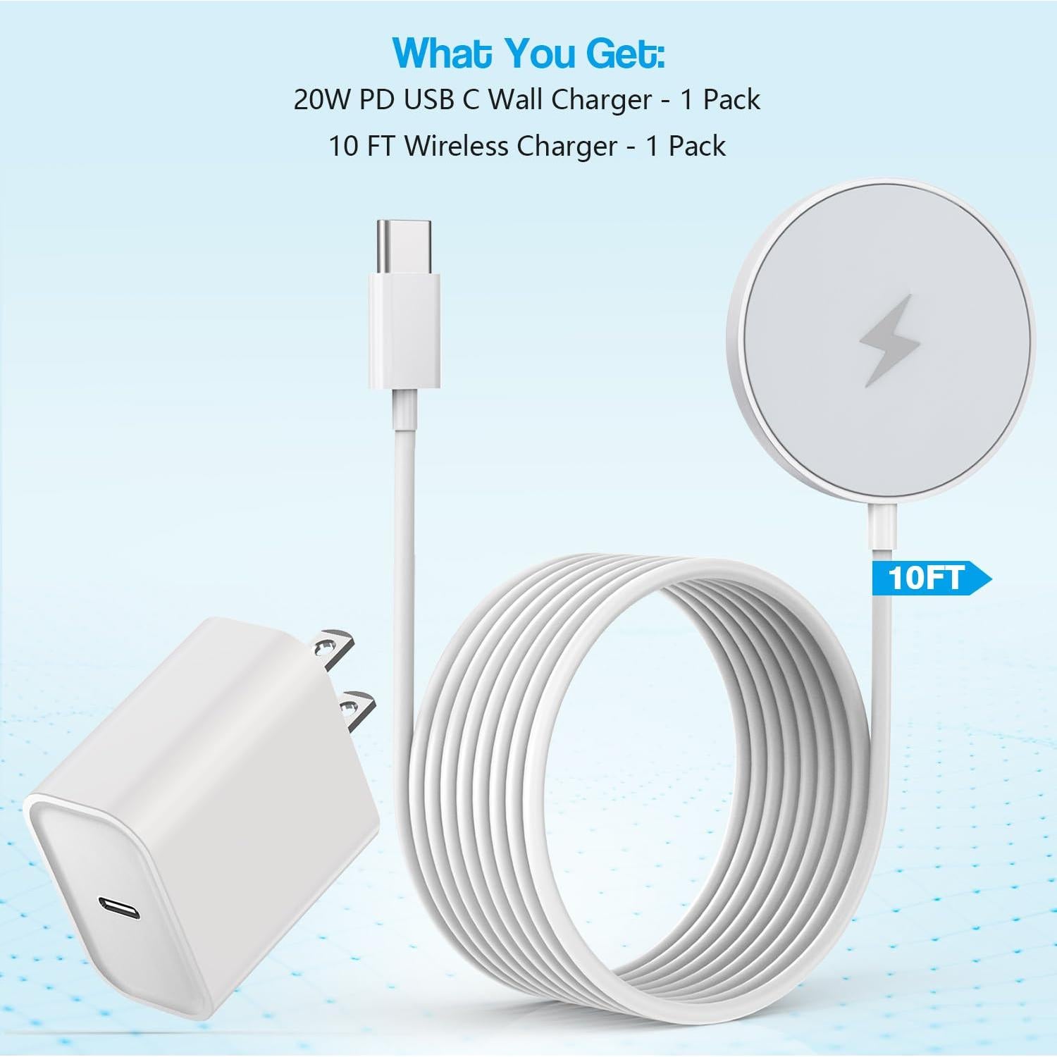 Cargador Inalámbrico Magnético 15W PD para iPhone 16/15/14/13