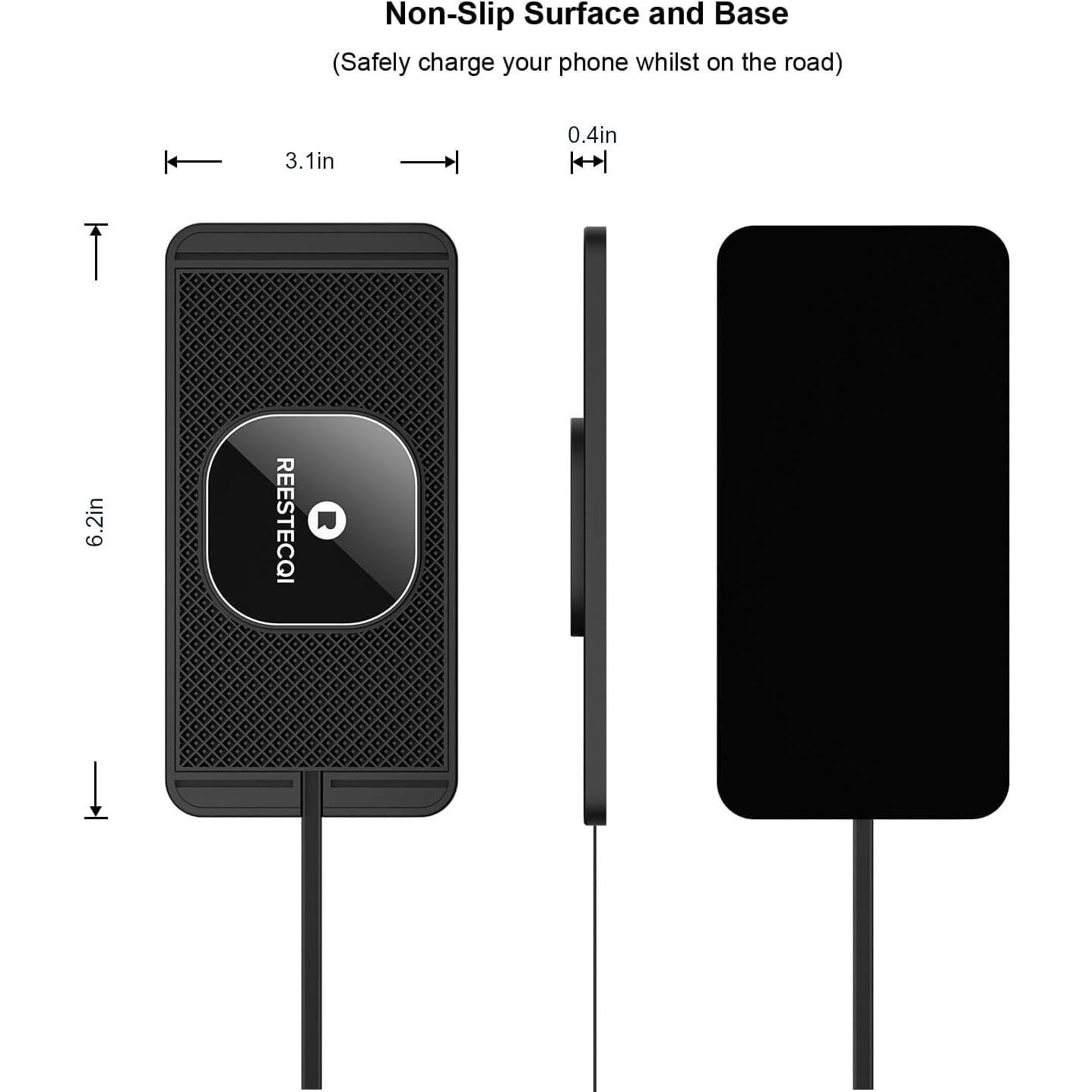 Base de Carga Inalámbrica Magnética REESTECQI 15W para iPhone