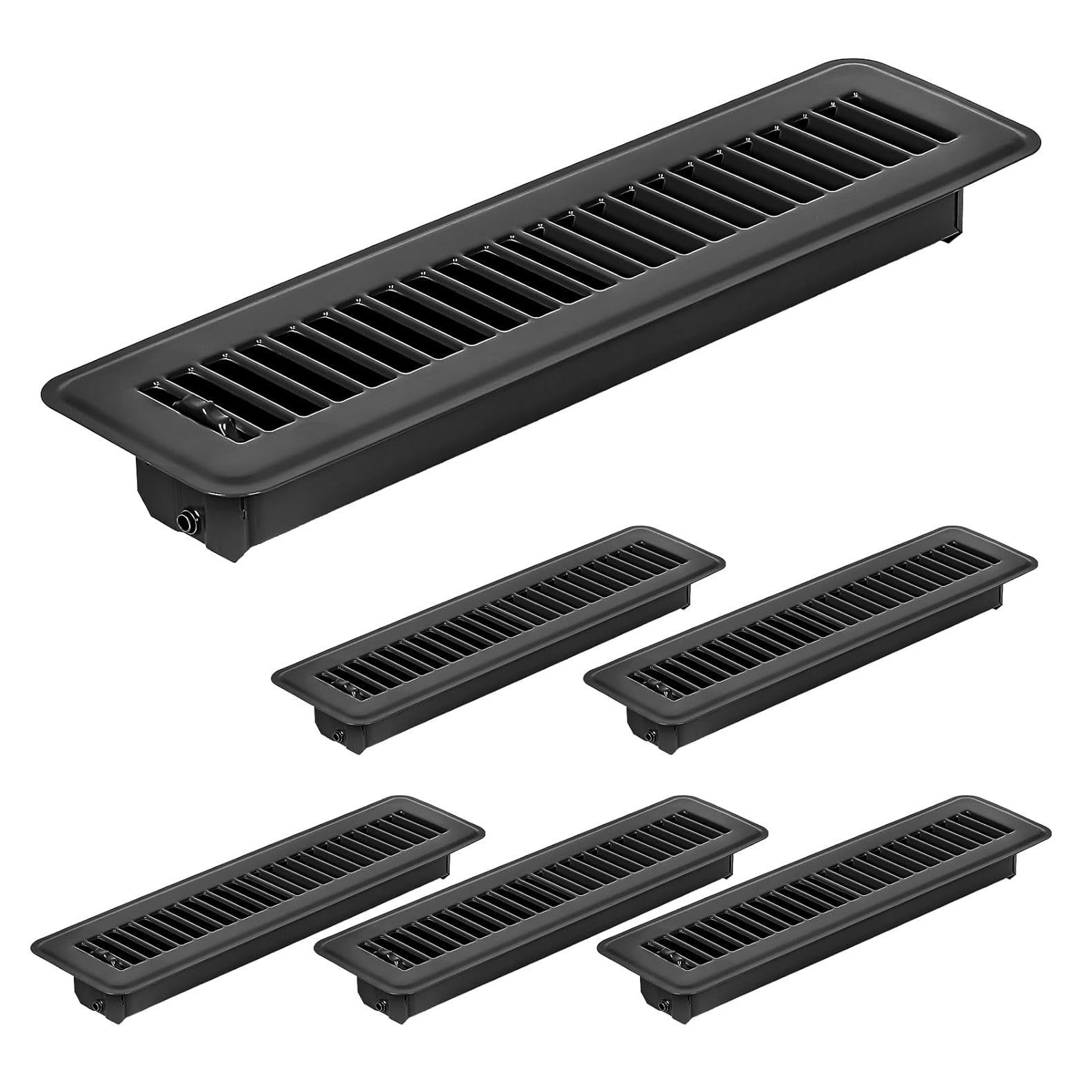 Paquete de 6 Cubiertas de Ventilación de Piso Flowild 5x30 cm