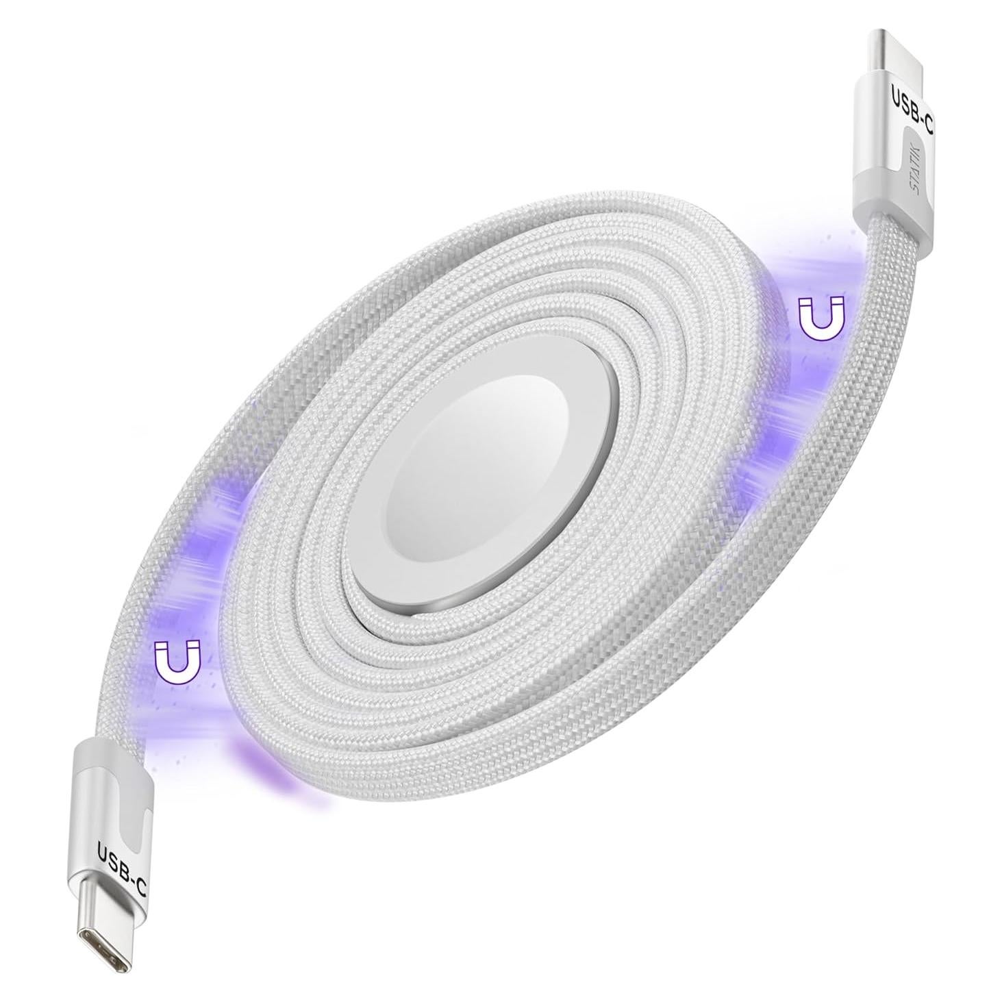 Cargador USB C 2-en-1 Statik MagStack - Compatible Apple Watch