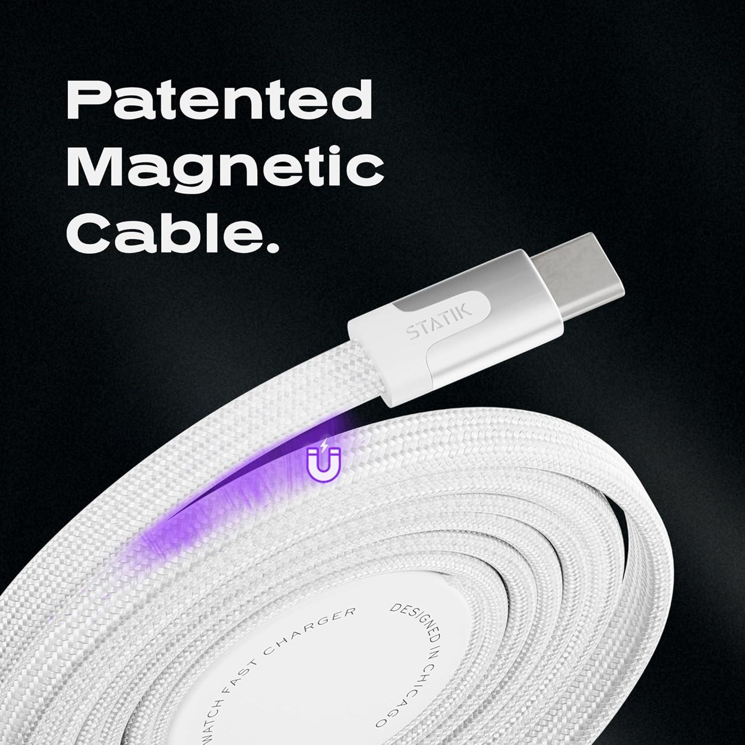 Cargador USB C 2-en-1 Statik MagStack - Compatible Apple Watch